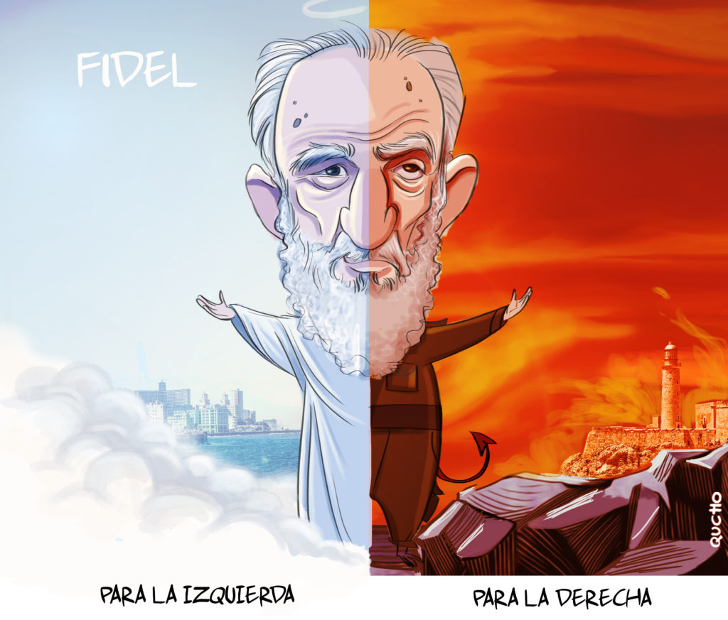 Qucho, 20 años, cartones, exposición, cuarta. 