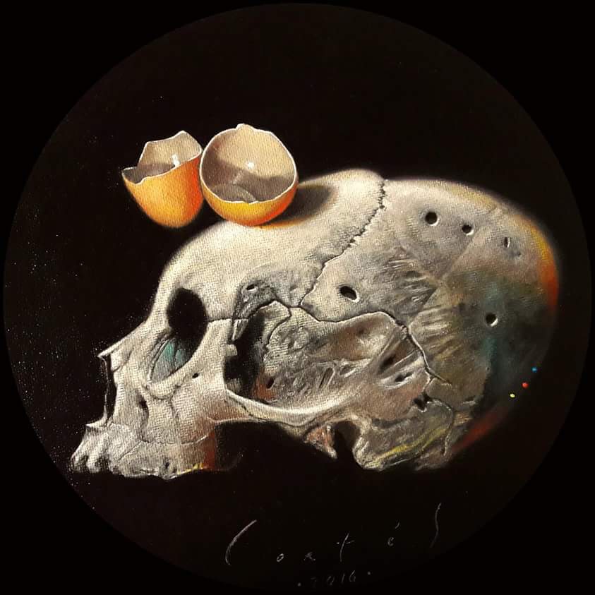 Carlos Cortes, pintor hiperrealista tapatío