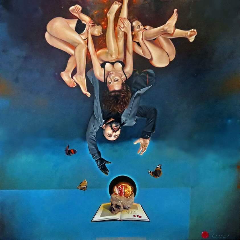 Carlos Cortes, pintor hiperrealista tapatío