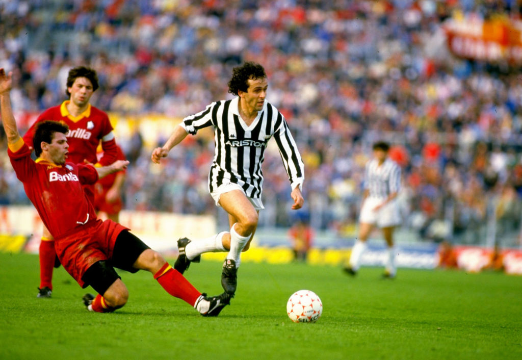 Michel Platini en la Juventus