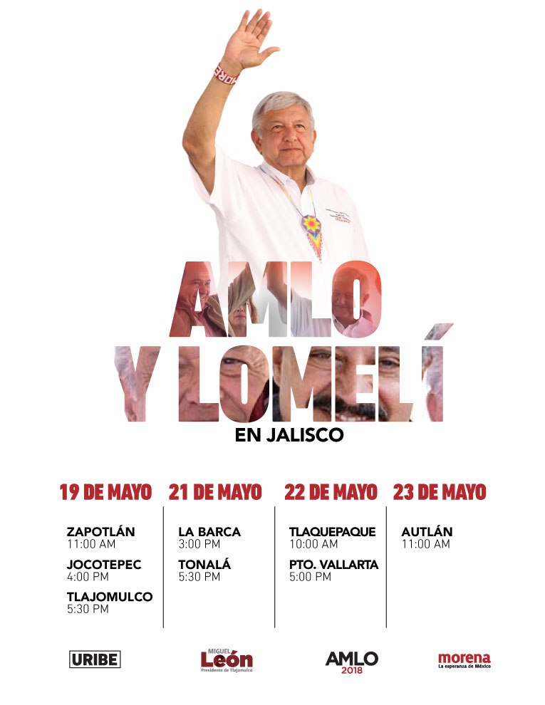 AMLO vuelve a Jalisco antes del segundo debate