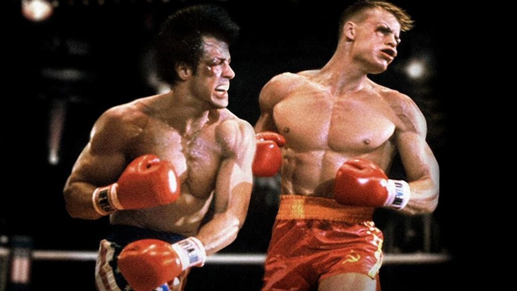 Película Rocky IV, escena