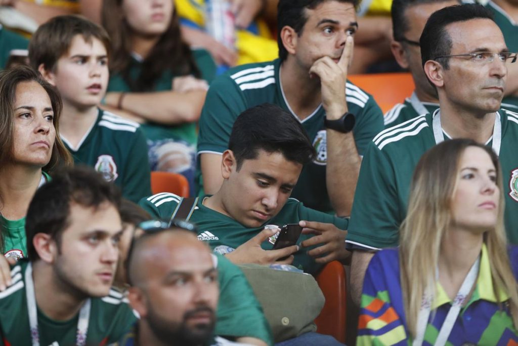 Afición mexicana, partido México vs. Suecia, atentos a partido Corea vs. Alemania