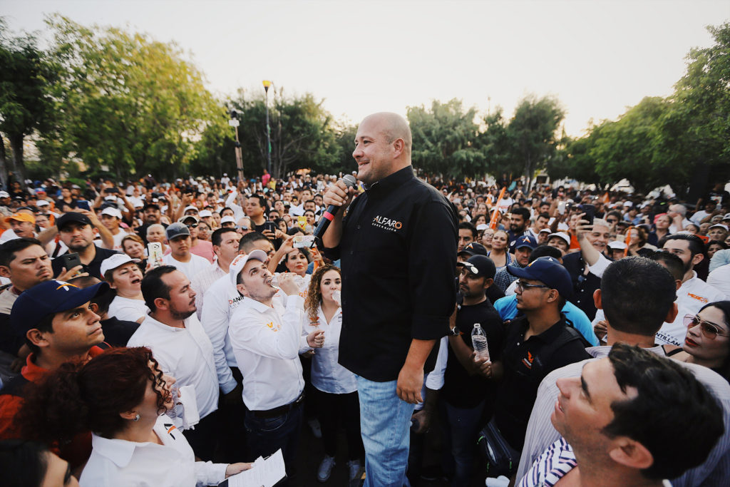 Enrique Alfaro, Movimiento Ciudadano, Elecciones Jalisco, proyecta cierre de campaña