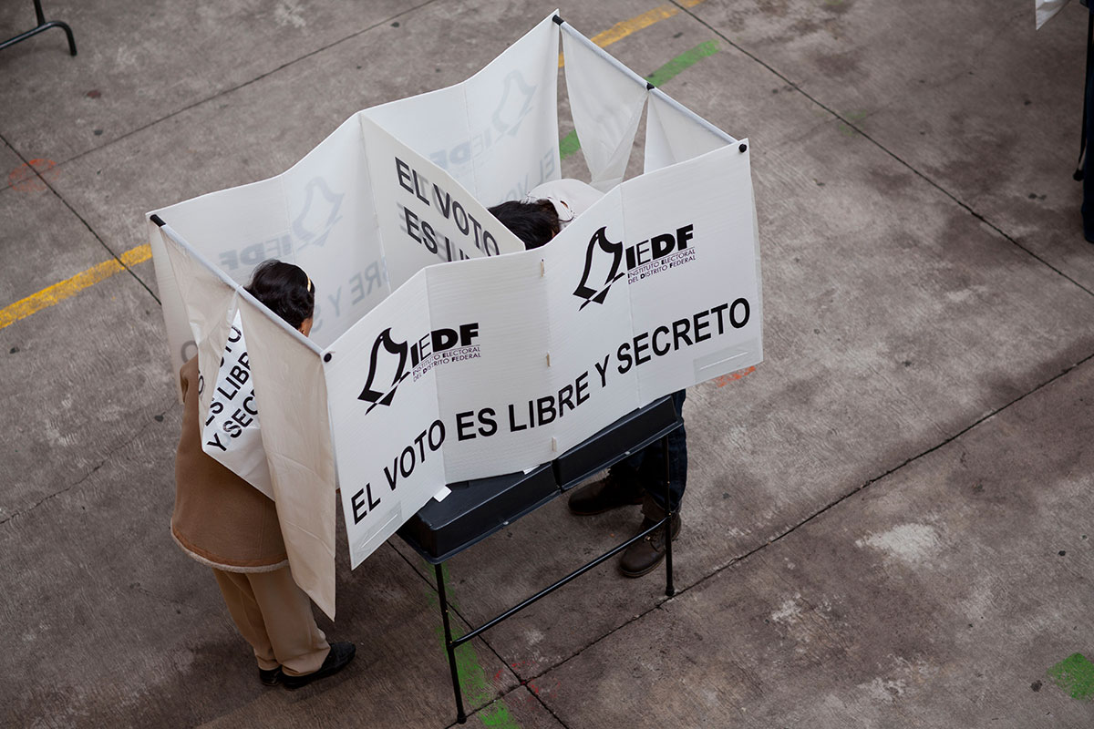Voto libre y secreto, votaciones en México