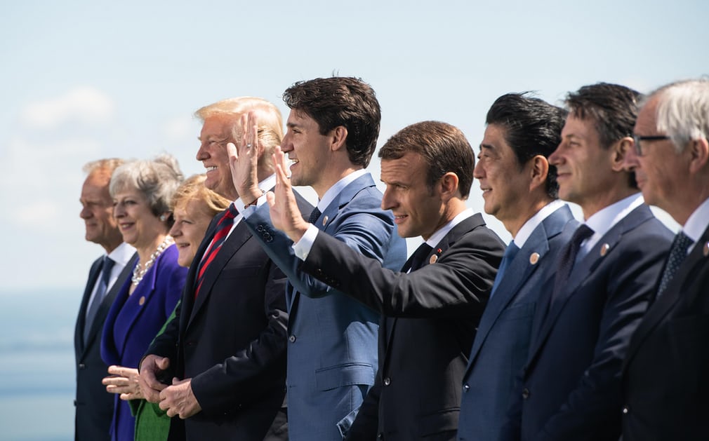 7, Donald Trump, los líderes del mundo