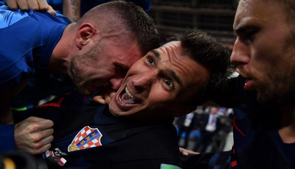 Mario Mandzukic festejando gol