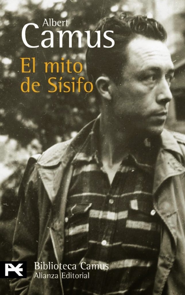 Portada de libro El mito de Sísifo de Albert Camus.