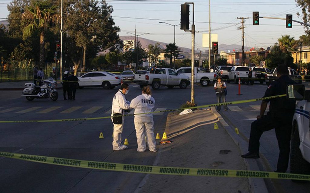 escena de crimen, elementos en investigan, Guerra entre cárteles,