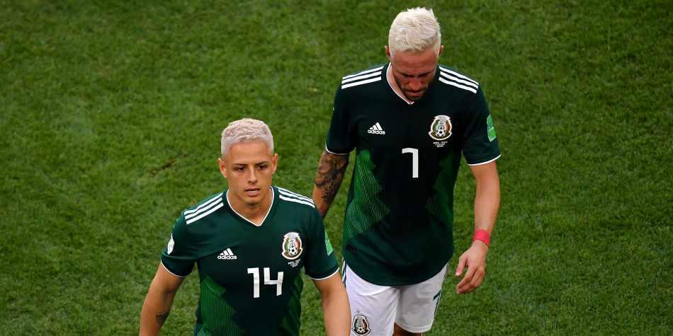 Se va selección mexicana al perder contra Brasil en Rusia 2018