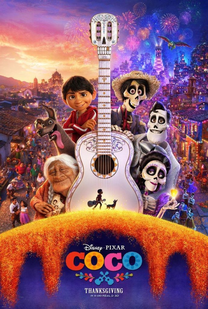 Portada de película Coco de Pixar 