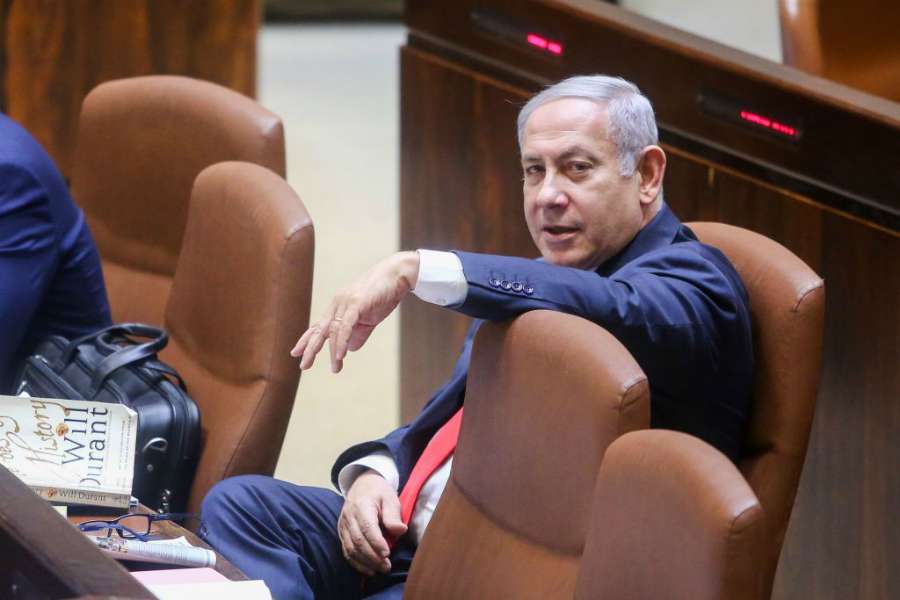 Benjamin Netanyahu, primer ministro, previo a las votaciones de Ley de Estatado-Nación.