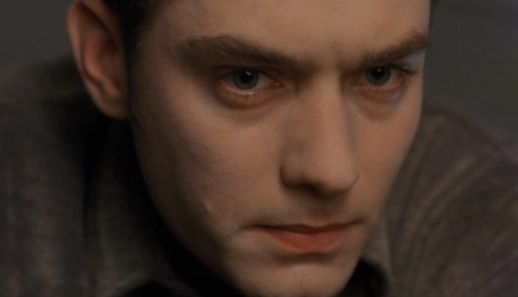 Steven Griscz de La Sabiduría de los Cocodrilos, actor Jude Law.