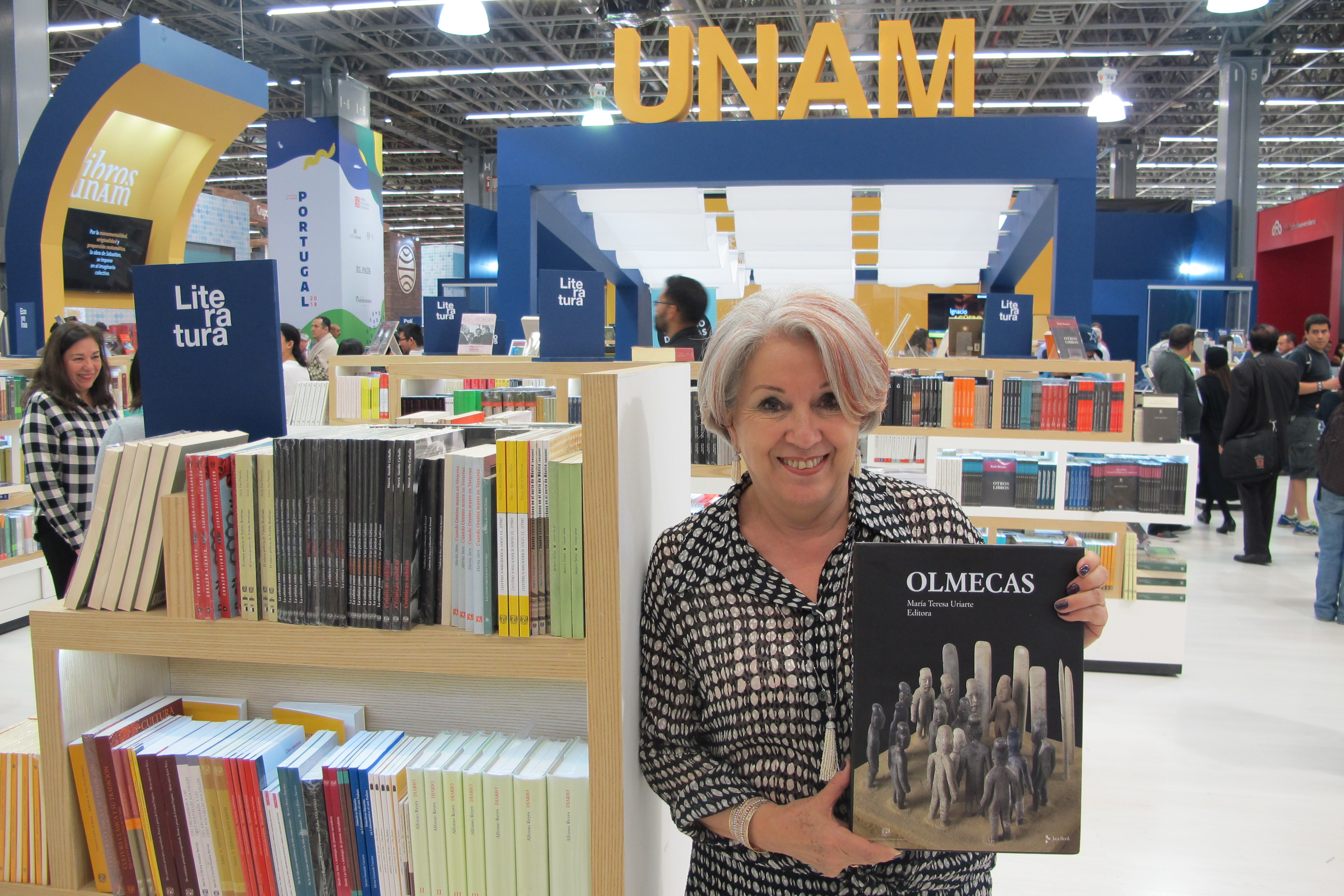 María Teresa Uriarte, Feria Internacional del Libro de Guadalajara, olmecas,