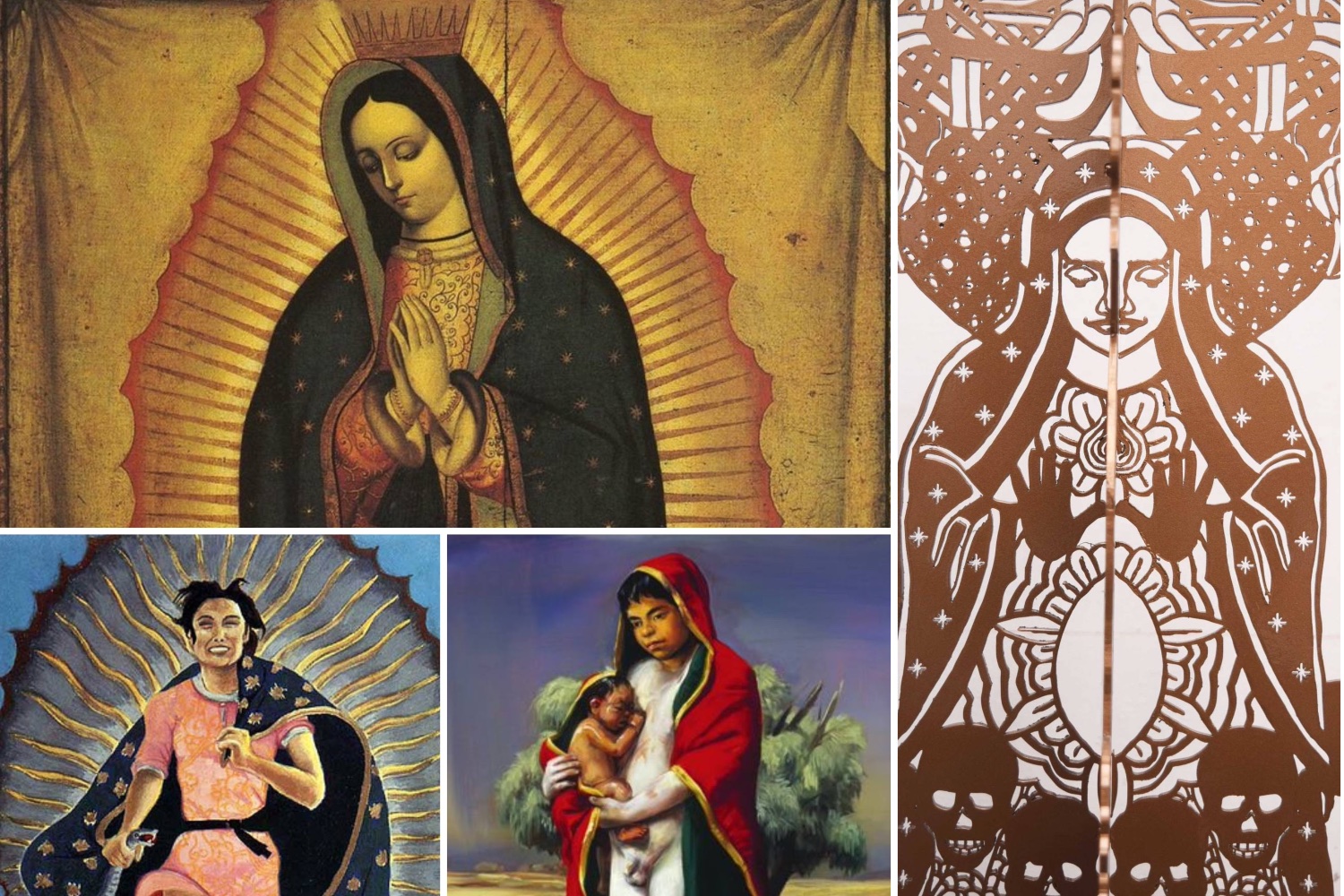 Virgen de Guadalupe, obras polemicas