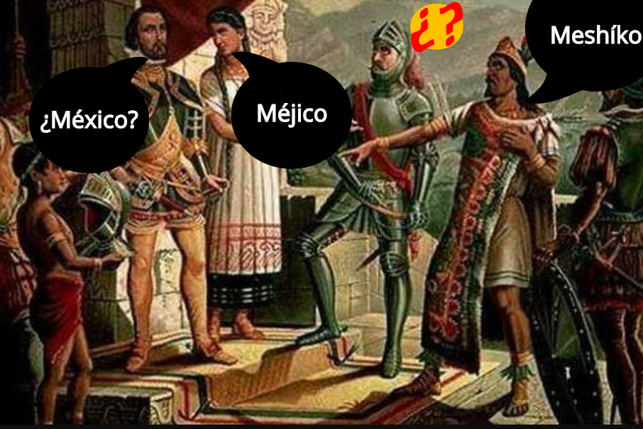 Mexico por qué se escribe con x