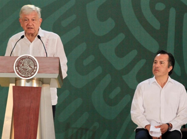 Andrés Manuel López Obrador en Veracruz. AMLO visita veracruz