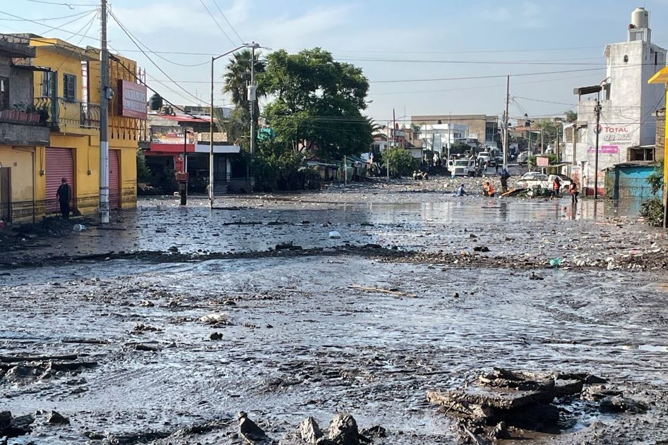 Arroyo El Seco se desborda Zapopan