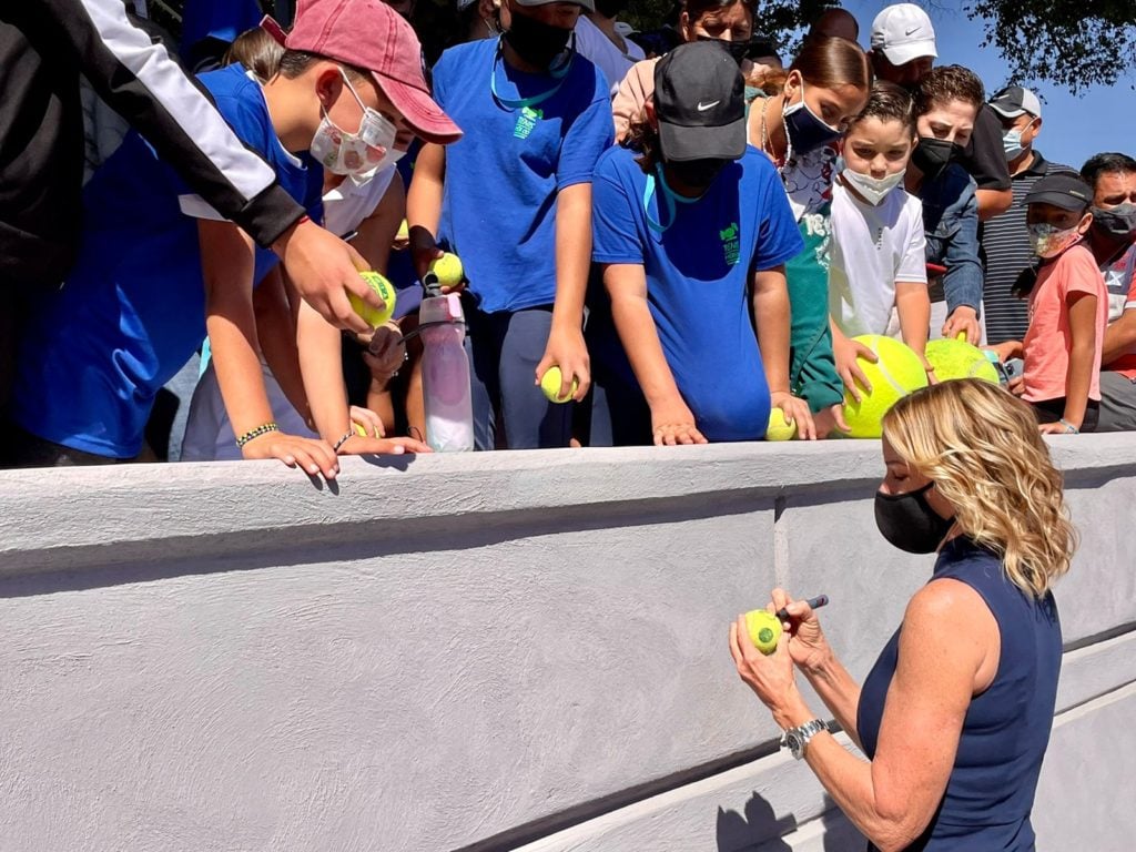 a peso la clase de tenis 