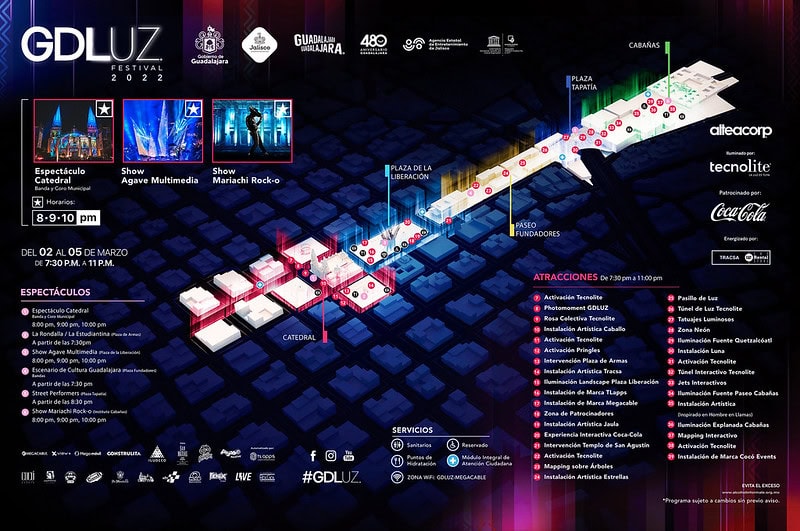 Llega el Festival GDLuz. Del 2 al 5 de marzo, de 19:30 a 23:30 horas