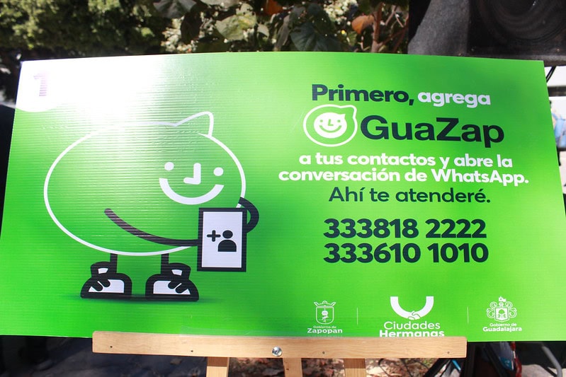 guazap, reportes, alumbrado público,