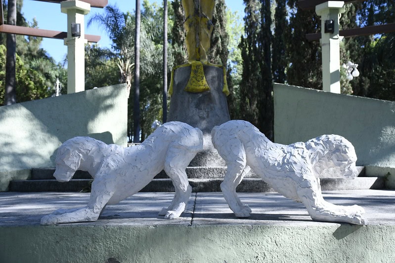 La artista Sofía Crimen se inspiró en el mejor amigo del hombre para su exposición ‘Paseo Perrón’. 