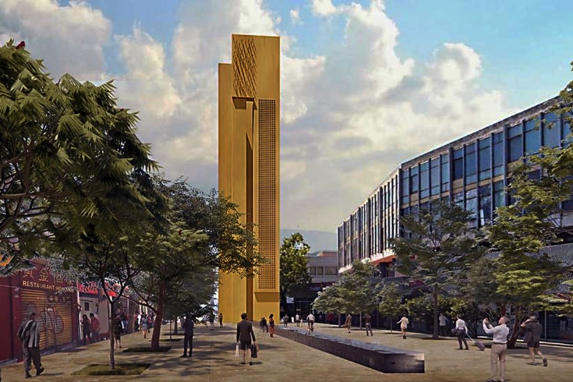 Un monumental palomar de 40 metros de altura, obra del reconocido ingeniero y arquitecto Luis Barragán (1902-1988), será edificada en el centro de la ampliación de Paseo Alcalde.