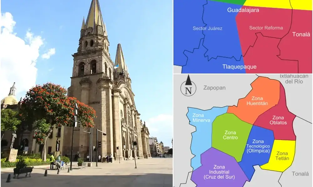 Guadalajara tiene cuatro sectores