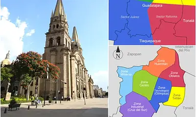 Guadalajara tiene cuatro sectores