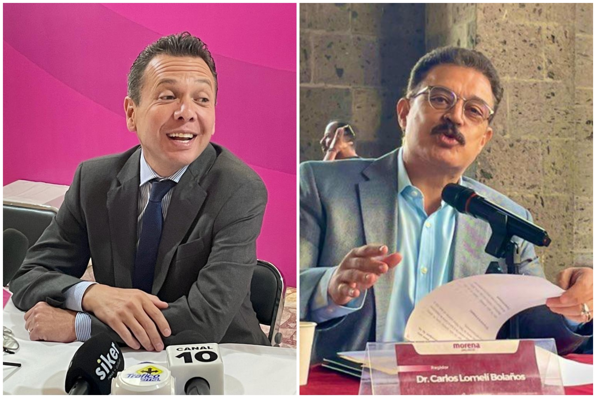 Un nuevo encontronazo entre el Alcalde de Guadalajara, Pablo Lemus Navarro, y el coordinador de la Fracción Edilicia de Morena, Carlos Lomelí, se registró este lunes (27 de junio).