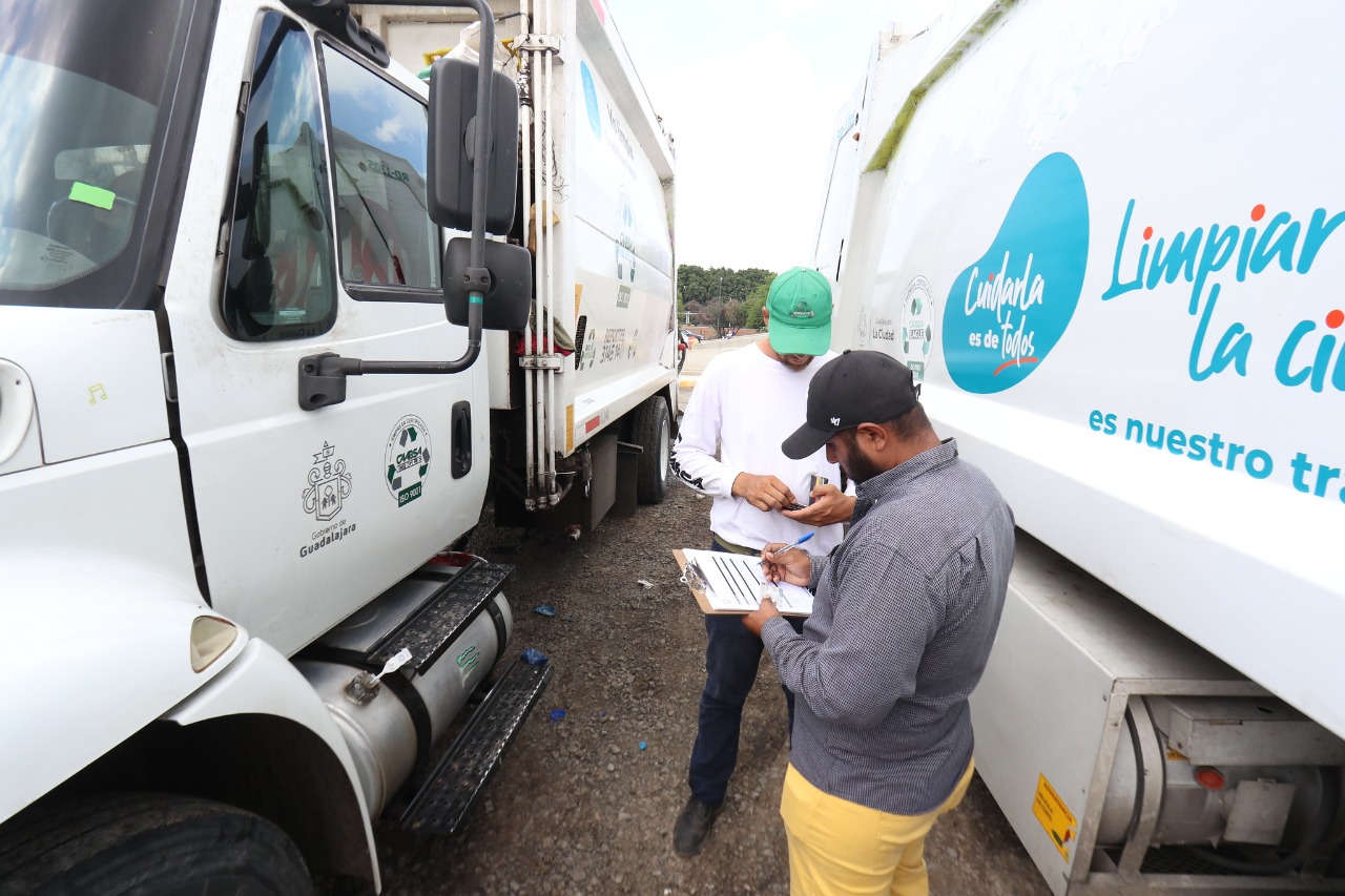 GDL verifica número de camiones de Caabsa; presentan 149 unidades de 190 que estipula contrato