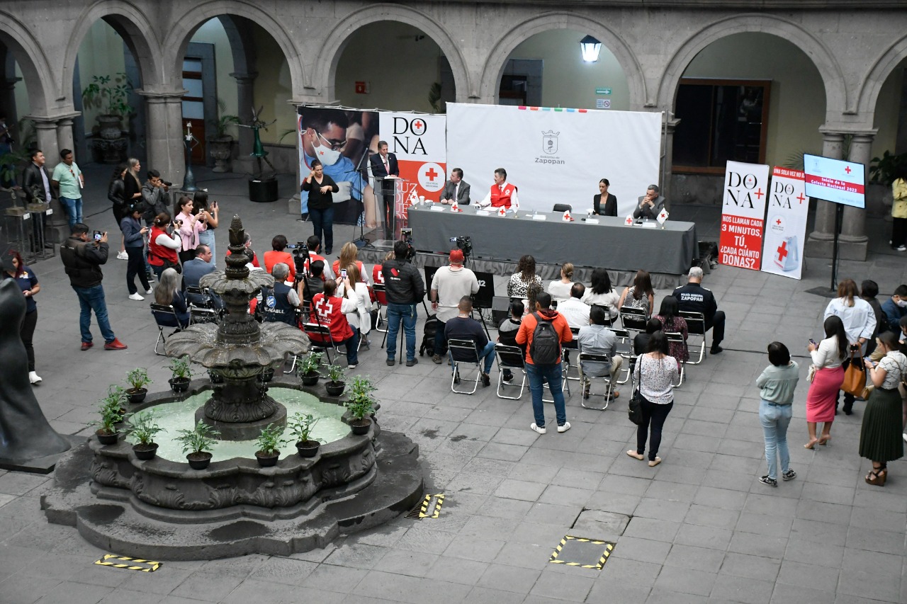 Zapopan se suma a la colecta anual de la Cruz Roja Mexicana
