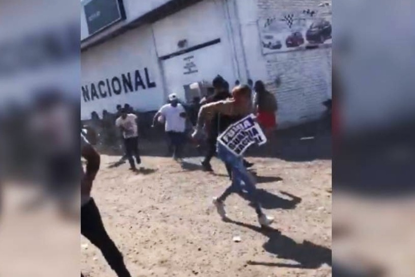 Guardia Nacional dispara durante manifestación en Ocotlán