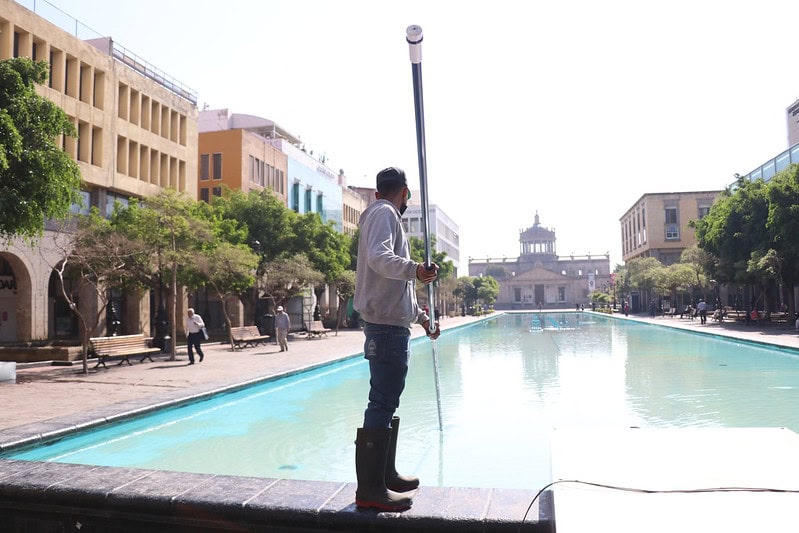 GDL da ‘manita’ a fuentes de ornato del Centro Histórico