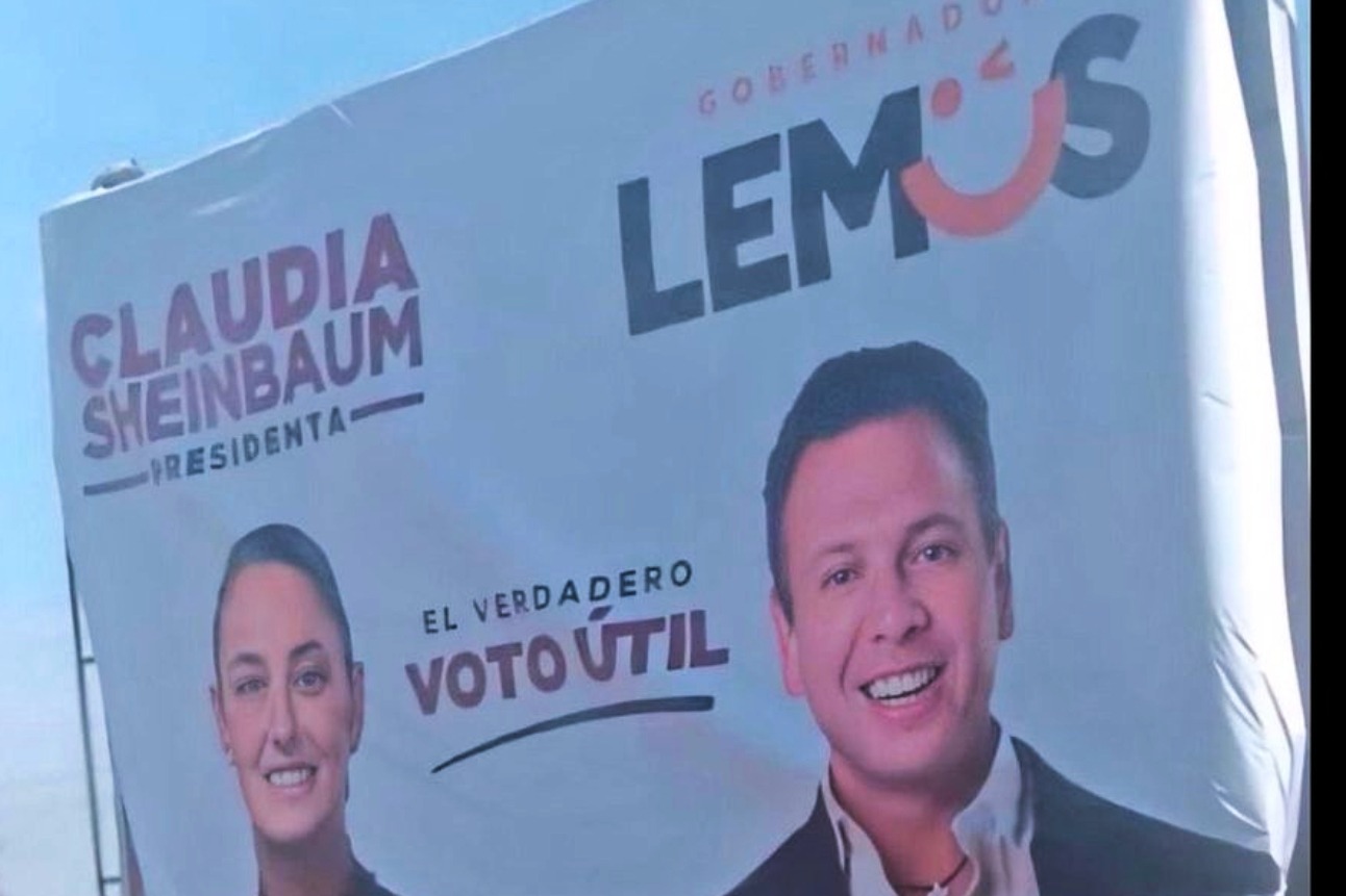 Lomelí acusa a ex morenista de guerra sucia con espectaculares Sheinbaum-Lemus