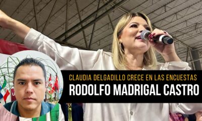 Claudia Delgadillo crece en las encuestas