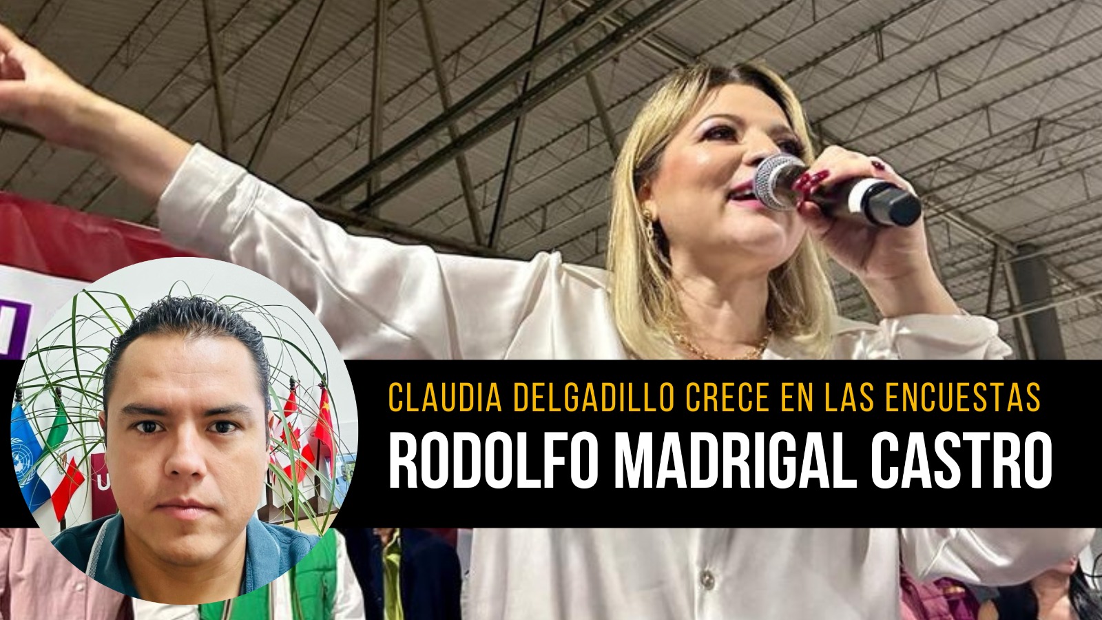 Claudia Delgadillo crece en las encuestas