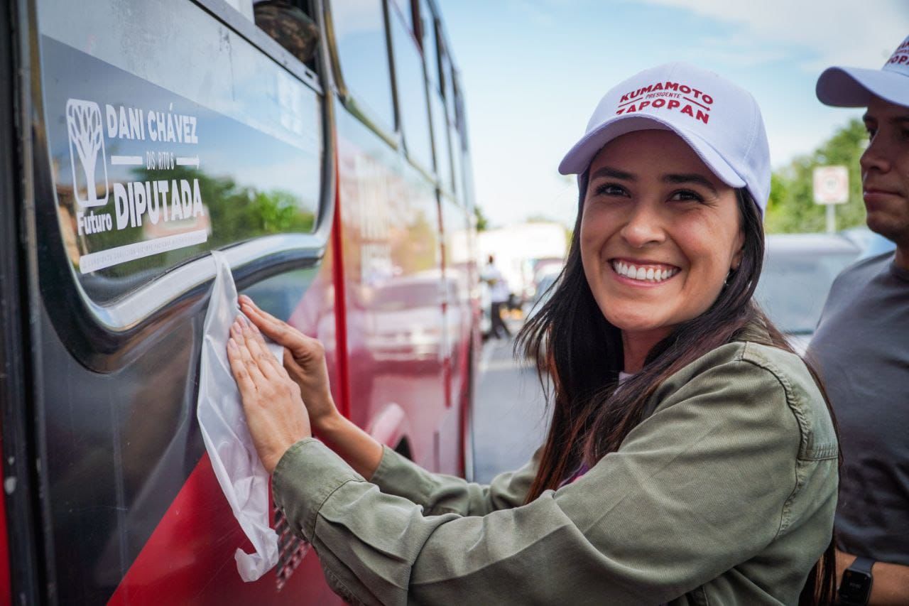 La candidata a diputada local por el distrito 6 del partido Futuro, Dani Chávez, inició su primera semana de campaña