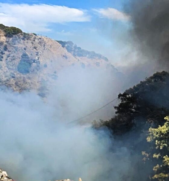 Combaten incendio en el Cerro del Colli; activan alerta atmosférica