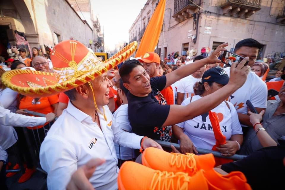 Pablo Lemus, candidato a la gubernatura de Jalisco por Movimiento Ciudadano realizó hoy su cierre regional de campaña del Distrito 15 en el municipio de San Miguel El Alto.
