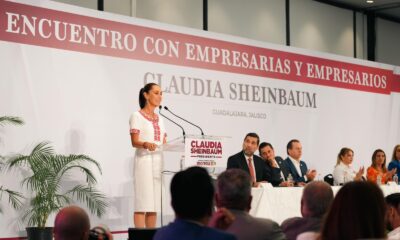 Claudia Sheinbaum visita Jalisco, promete 100 parques industriales a empresarios