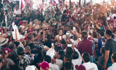 La candidata a la coalición “Sigamos Haciendo Historia” (Morena, PT y PVEM) a la Presidencia de la República, Claudia Sheinbaum Pardo, abarrotó la tarde de este martes (14.05.24) la Plaza Juan Pablo II en Zapopan. 