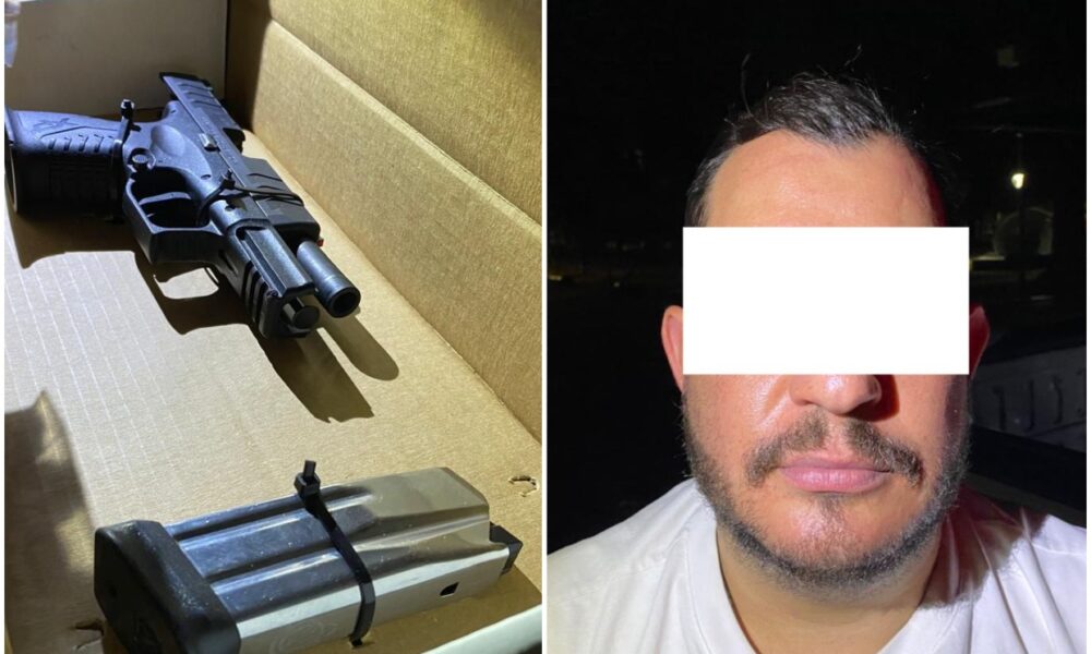 Policía de GDL detiene a conductor con arma de fuego en Oblatos