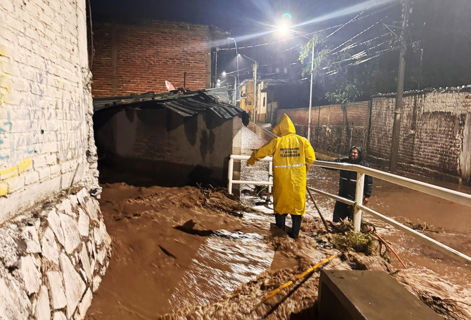 Lluvia deja tres viviendas afectadas en Tlajomulco