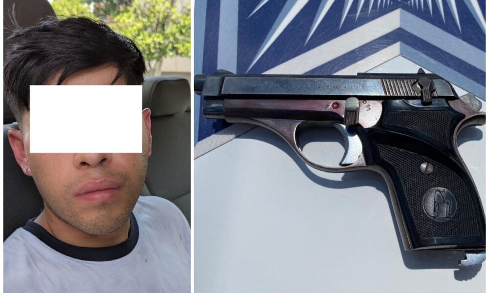 Policía GDL detiene a uno con pistola en Jardines de Guadalupe