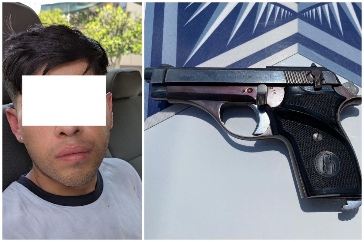 Policía GDL detiene a uno con pistola en Jardines de Guadalupe