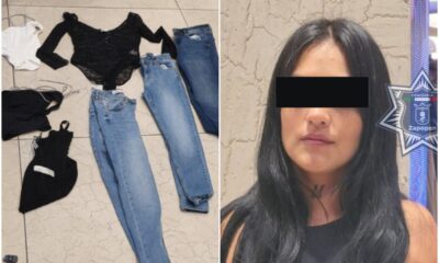 Detienen a mujer por robar ropa en Bershka de Andares