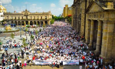 Marchan miles; exigen respeto al triunfo de Lemus