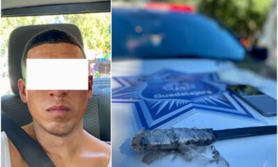 Asalta con cuchillo en mano; Policía GDL lo detiene