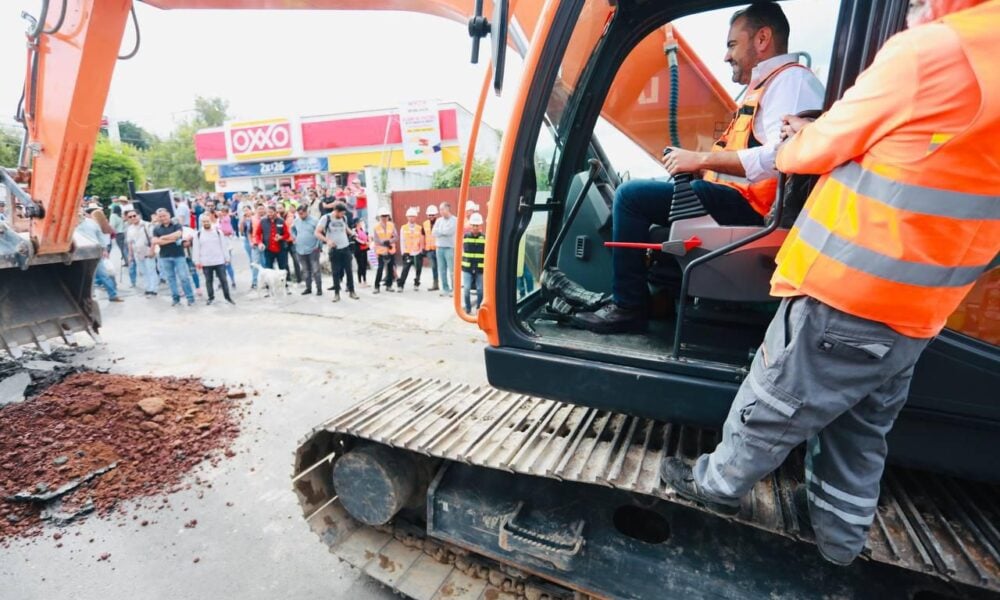 Tlajomulco inicia rehabilitación de calle principal de Cajititlán